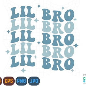 Lil Bro SVG, Mały Brat SVG, Dziecko SVG, Rodzeństwo SVG, Bracia SVG, Rodzina SVG, Pobieranie cyfrowe, Koszulka Lil Bro Cricut, Mały Brat SVG
