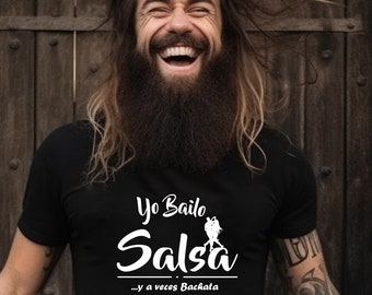 &quot;I dance salsa and sometimes bachata&quot; t-shirt