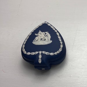 Vintage Wedgwood Heart Shaped trinket box