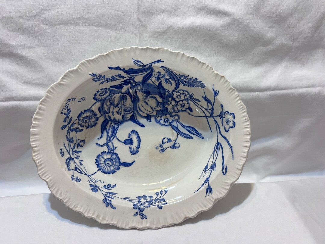 RARE Vintage Wedgwood Ranunculus Serving Bowl - Etsy
