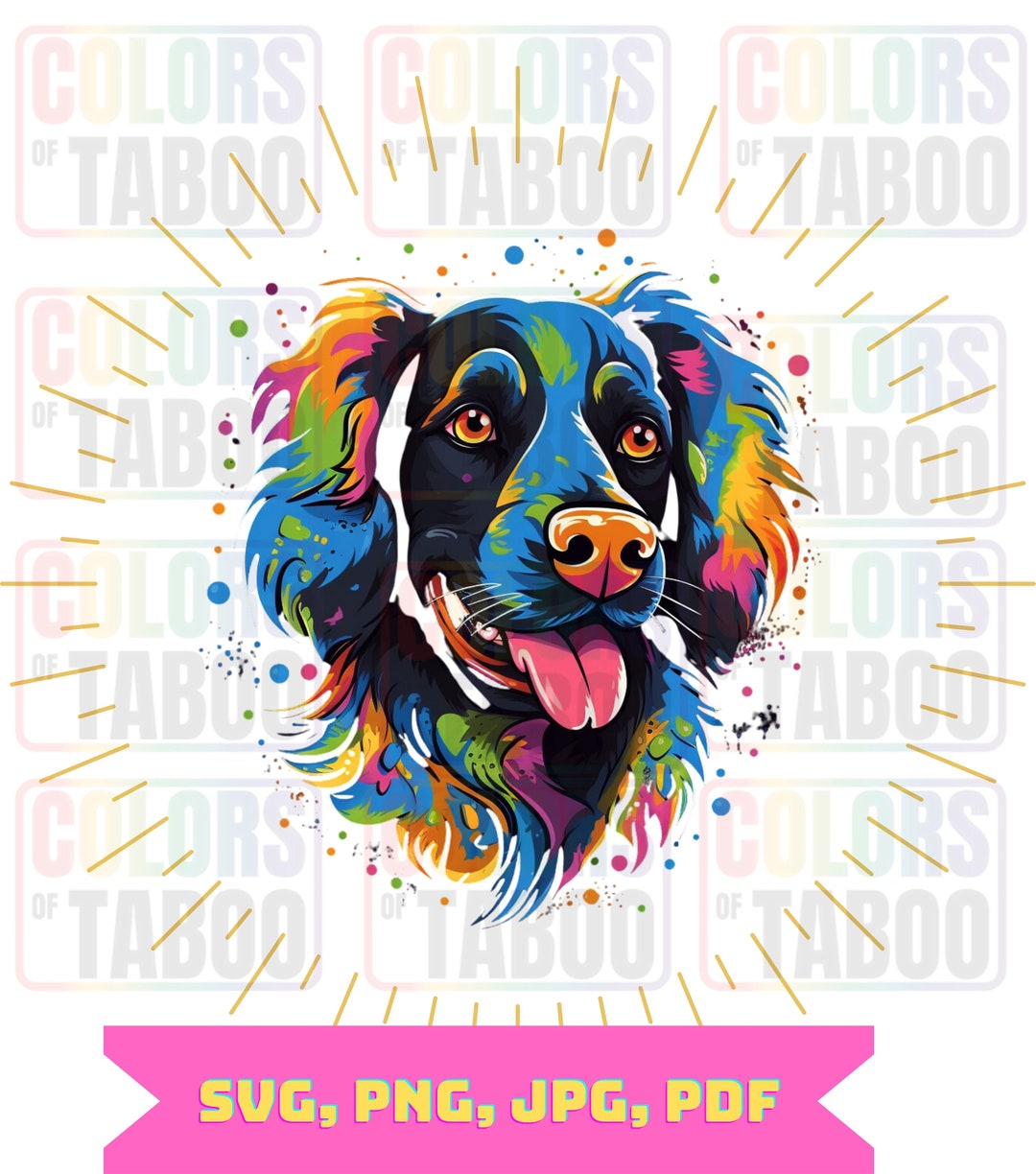 Rainbow Puppy SVG LGBTQ SVG Gay Svg Pride Svg Rainbow Svg Etsy