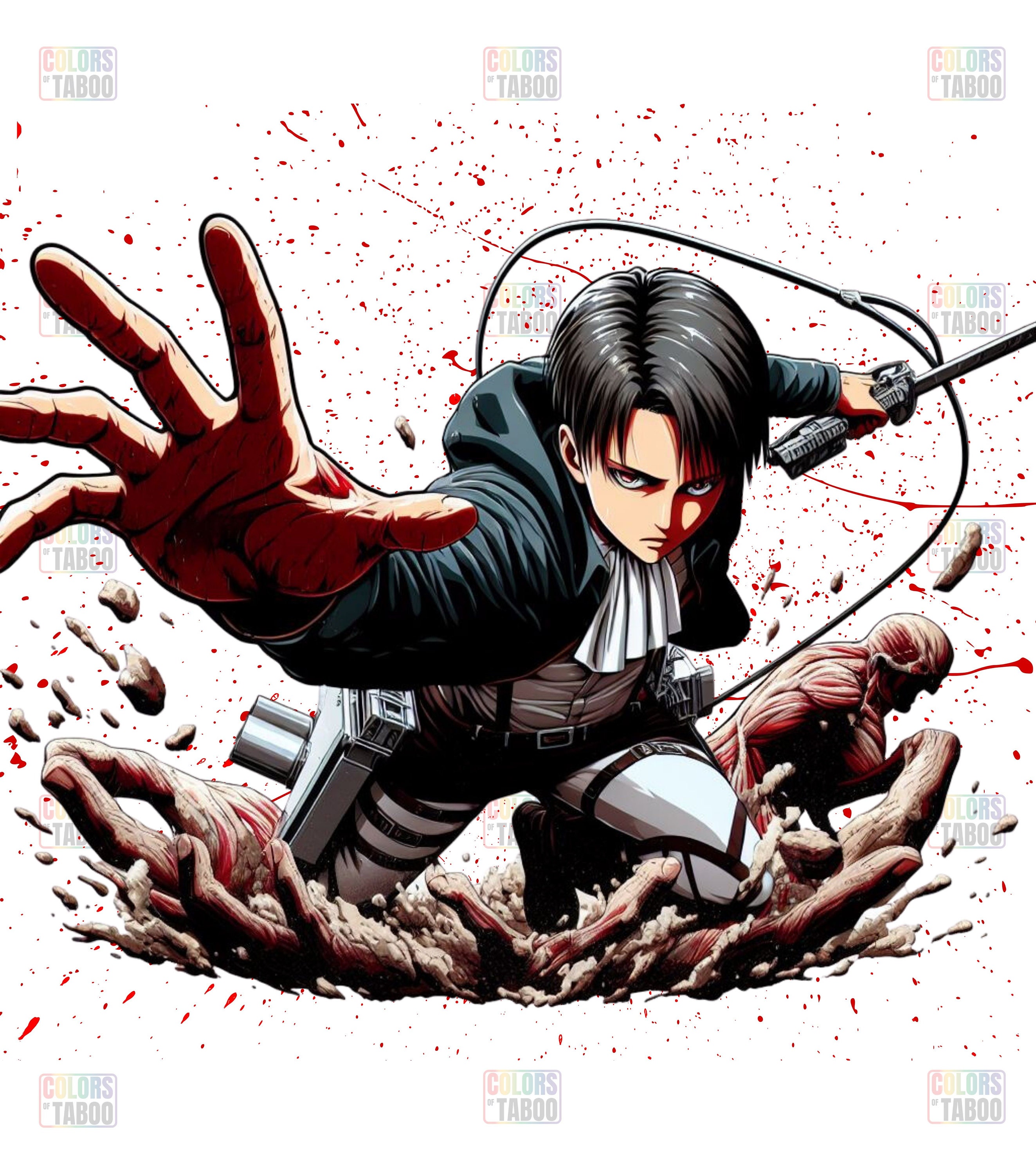 Copo Térmico Anime Shingeki no Kyojin Attack on Titan Levi Eren Mikasa -  Cogumelo Corp - Copos - Magazine Luiza