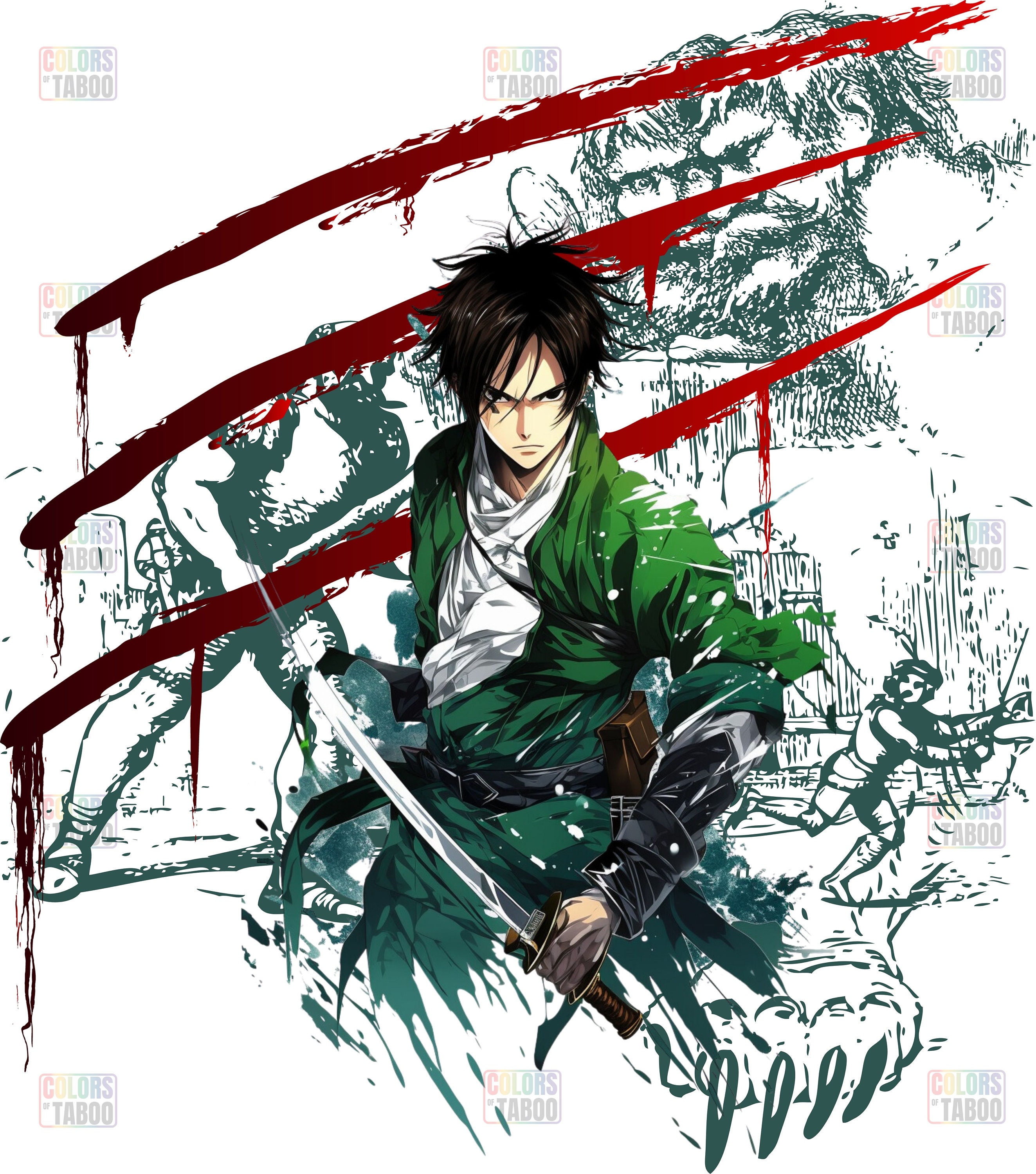 Copo Térmico Anime Shingeki no Kyojin Attack on Titan Levi Eren Mikasa -  Cogumelo Corp - Copos - Magazine Luiza