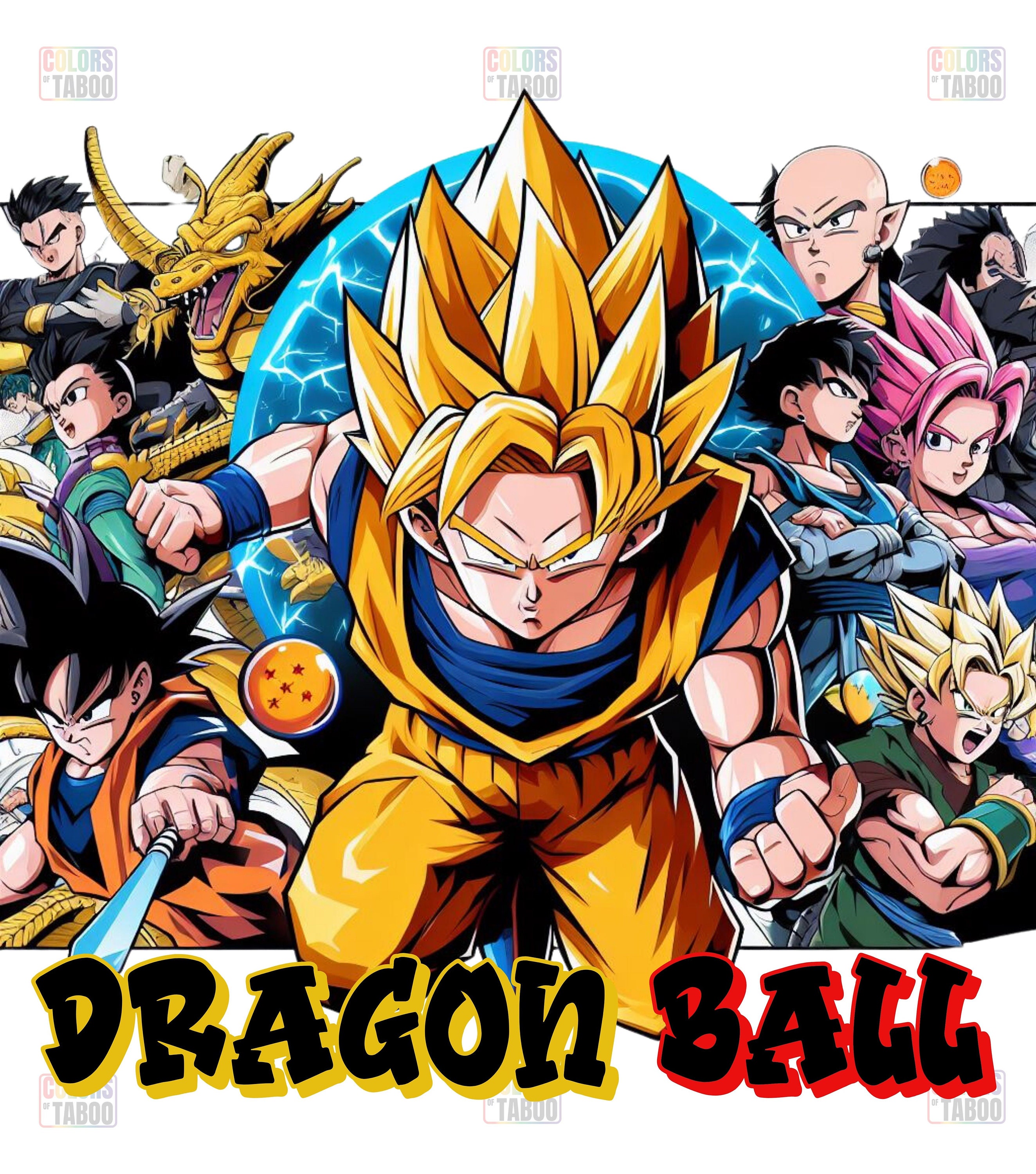 3D Japanese Anime Wallpaper Dragon Ball Supercharacter Poster