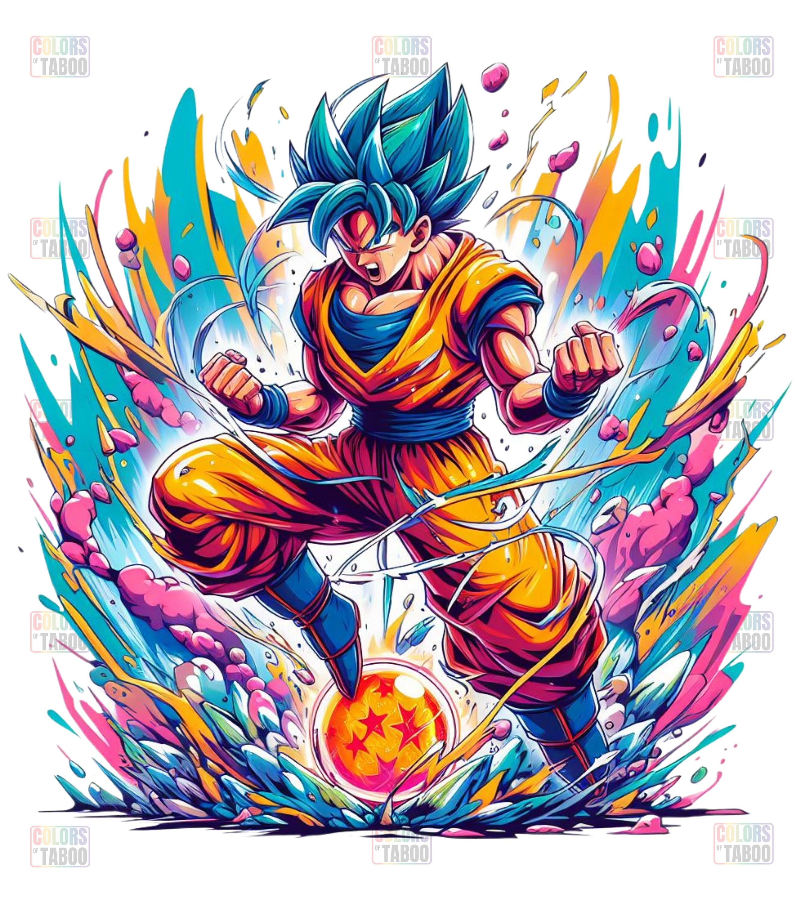 goku super saiyan blue kaioken Classic TShirt1011 | Art Board Print