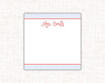 Personalized 5x5 Notepad: Custom Name Stationery Gift