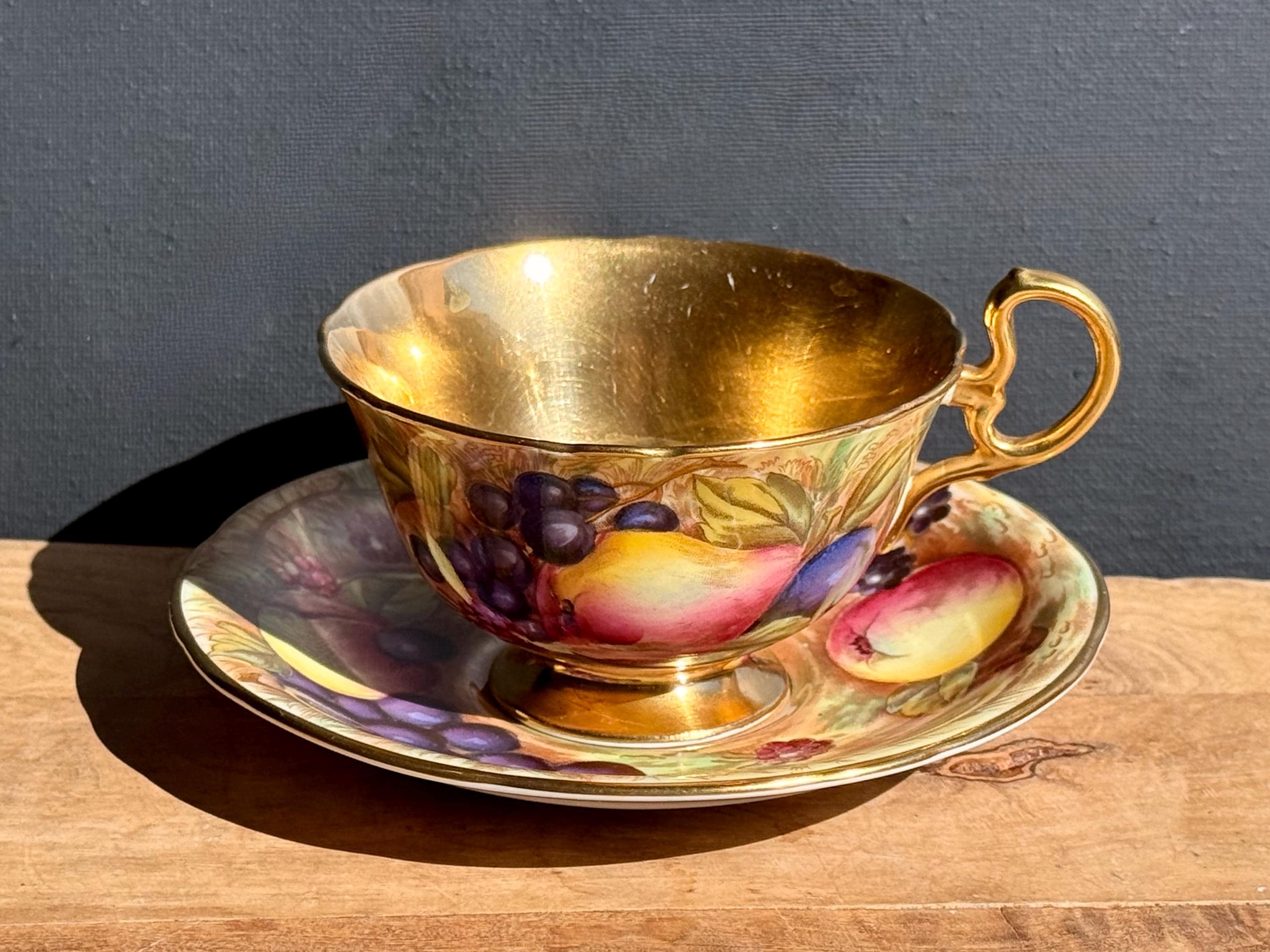 Aynsley Fruit Orchard Gold - Etsy