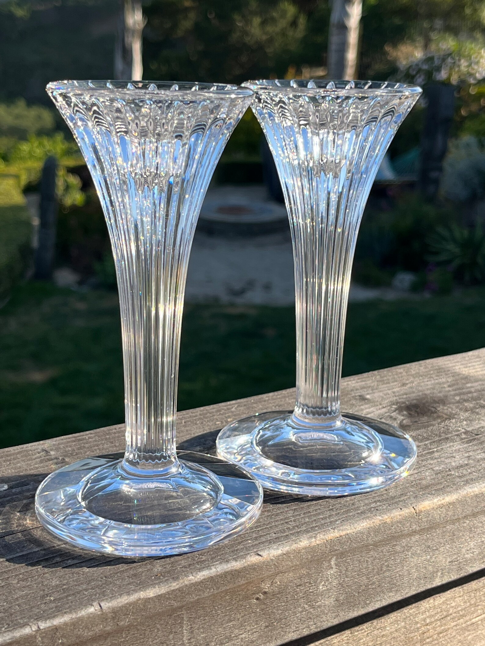 Waterford Crystal Candle Sticks marquis Etsy