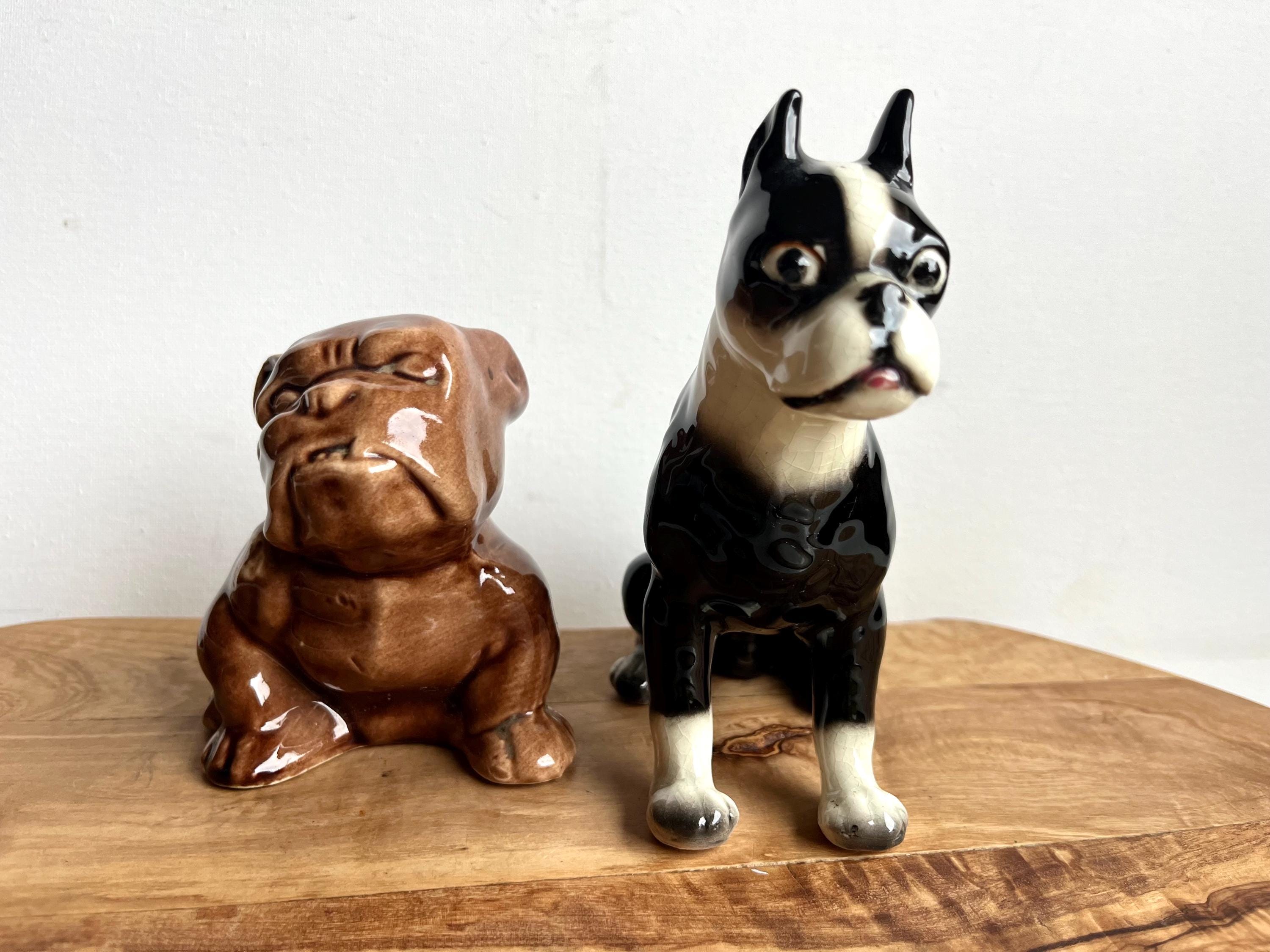 アンティークブルドッグ Vintage chalkware Bulldog - メルカリ