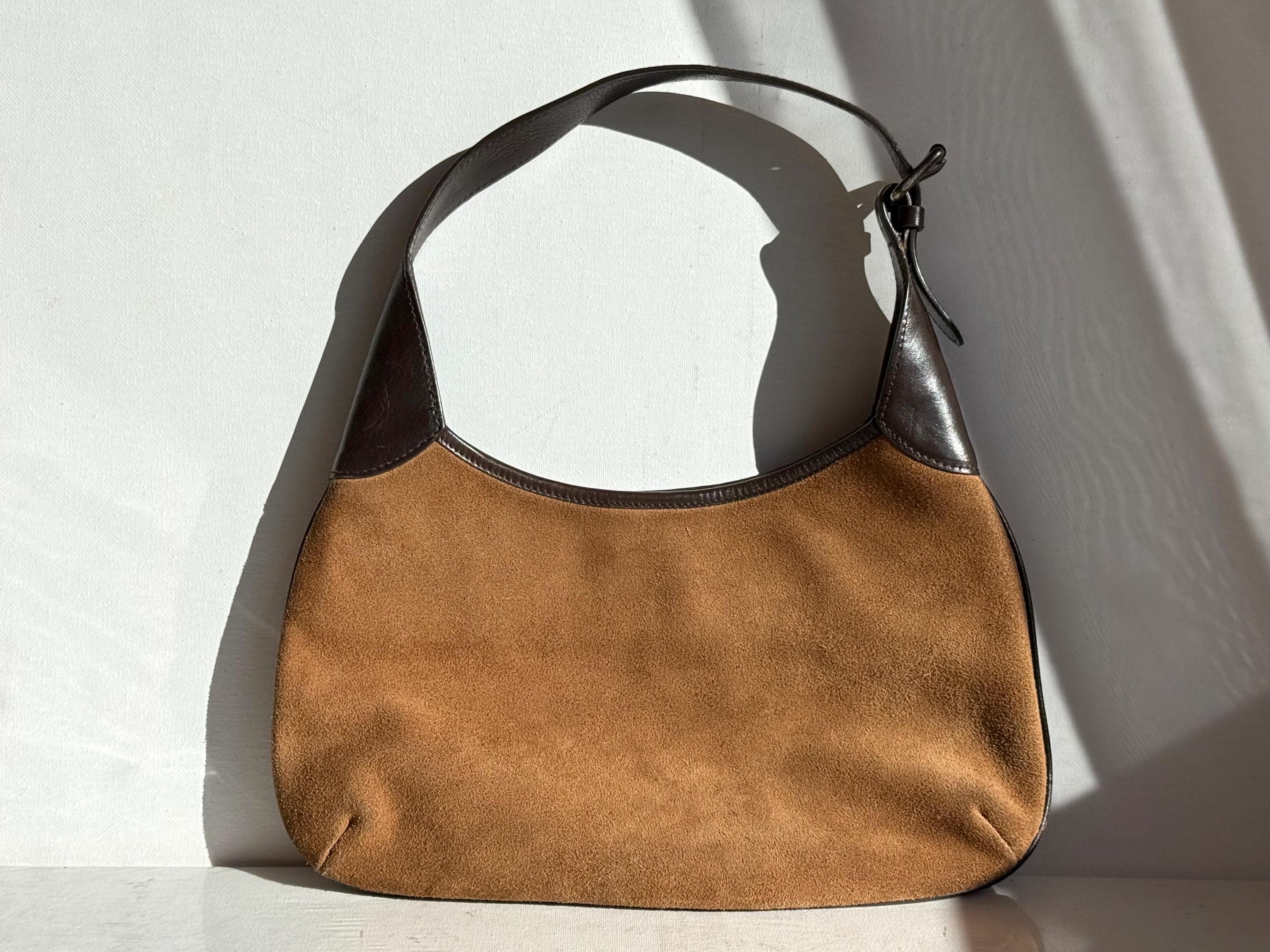 バッグ OLD BANANA REPUBLIC Leather Shoulder Bag Vintage Leather Banana Republic Bag - Etsy