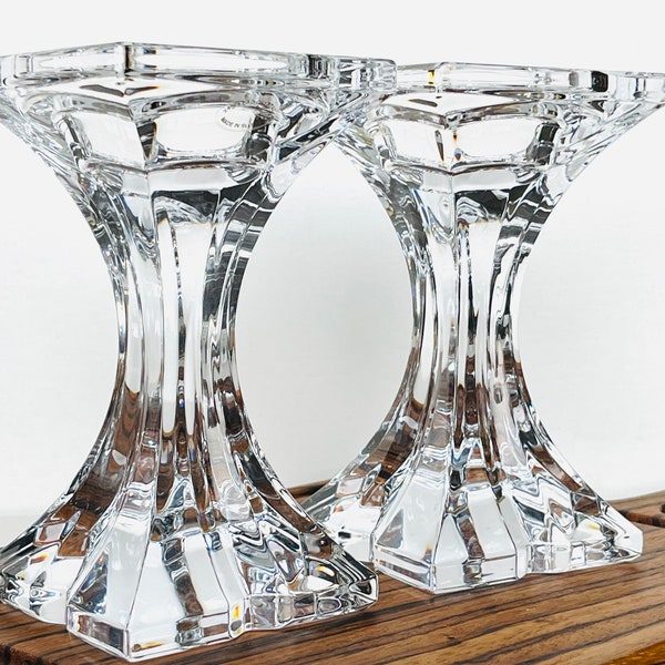 Waterford Crystal Candle Holders Etsy