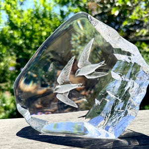 Crystal Bird Swallow Figurine - Etsy