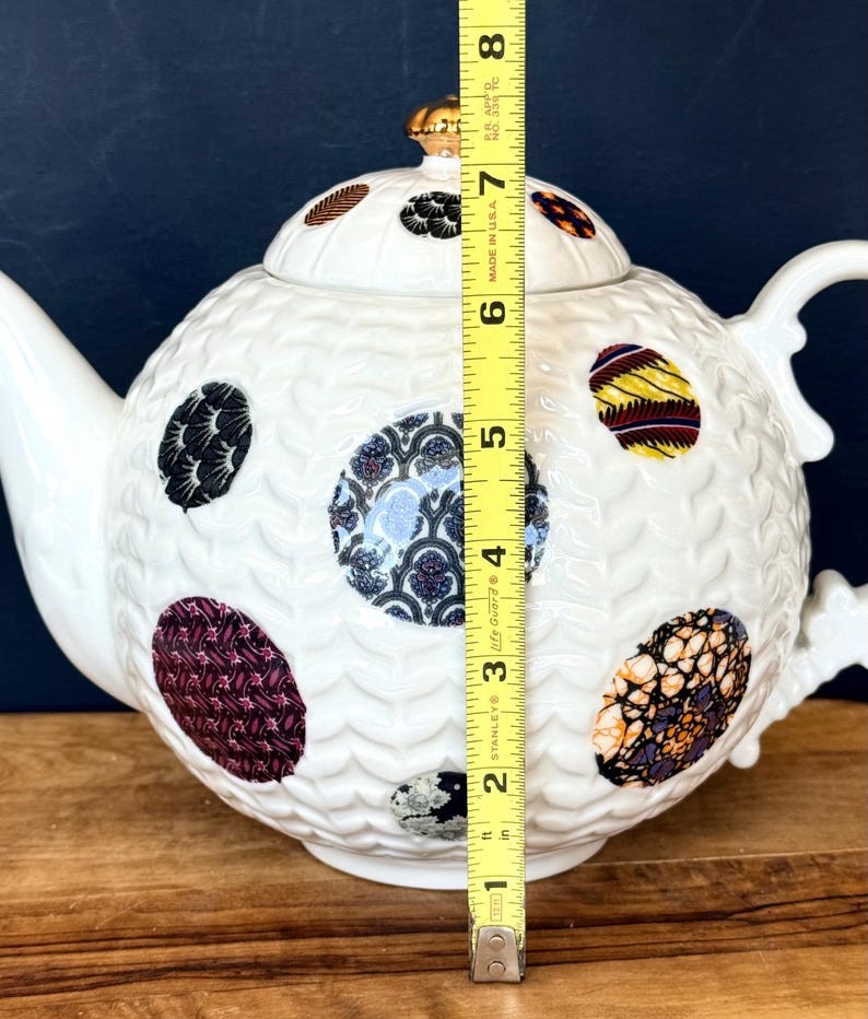Anthropologie Spots Of Tea Large 11.5” Teapot in New Condition image 11