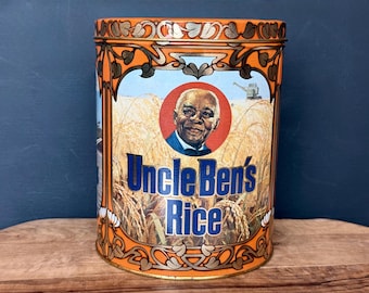 Vintage 1983 Uncle Ben's Rice 40th Anniversary Limited Edition Tin Advertising