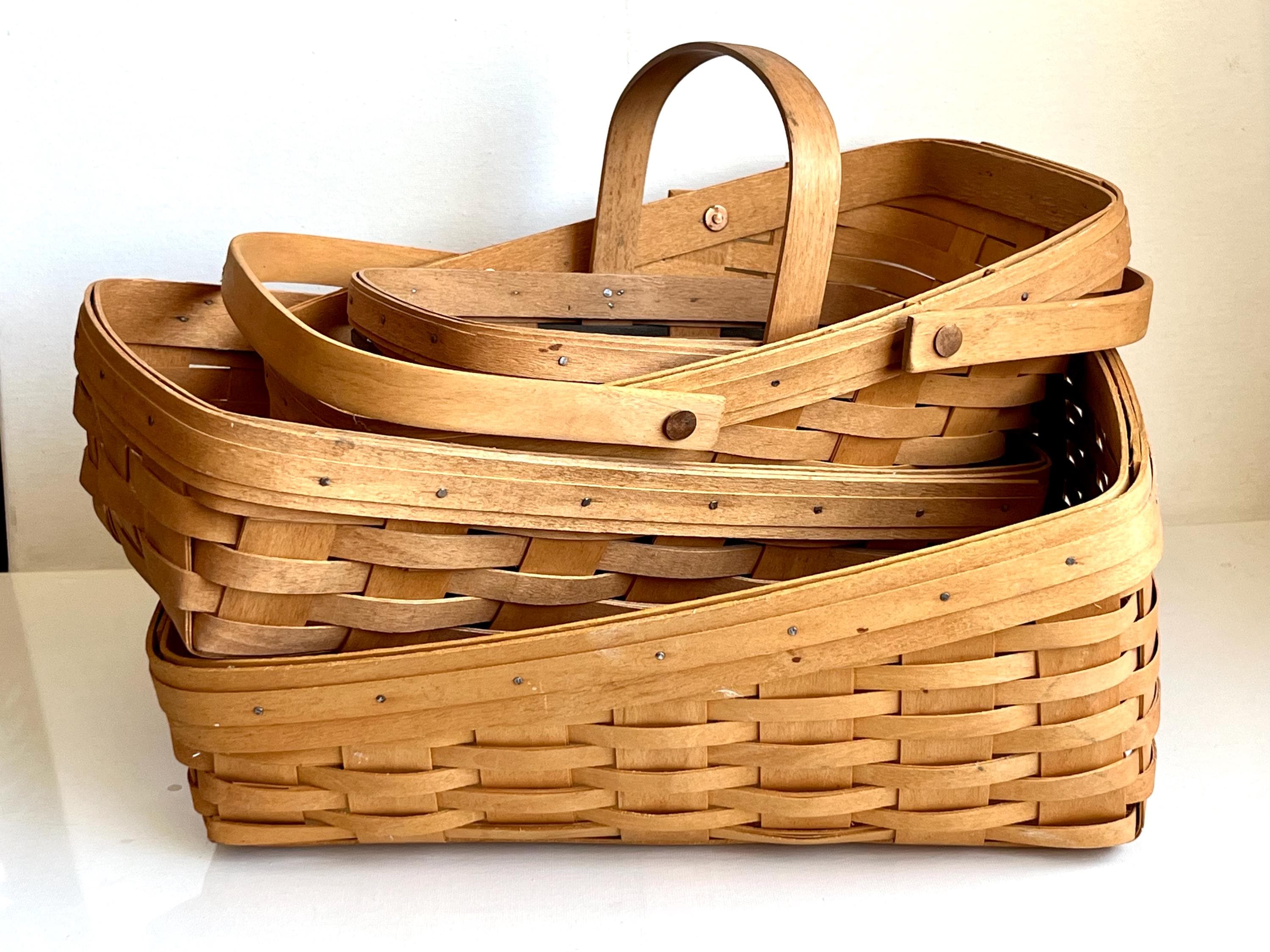 Assorted Styles and Sizes 1990s Longaberger Baskets Signed