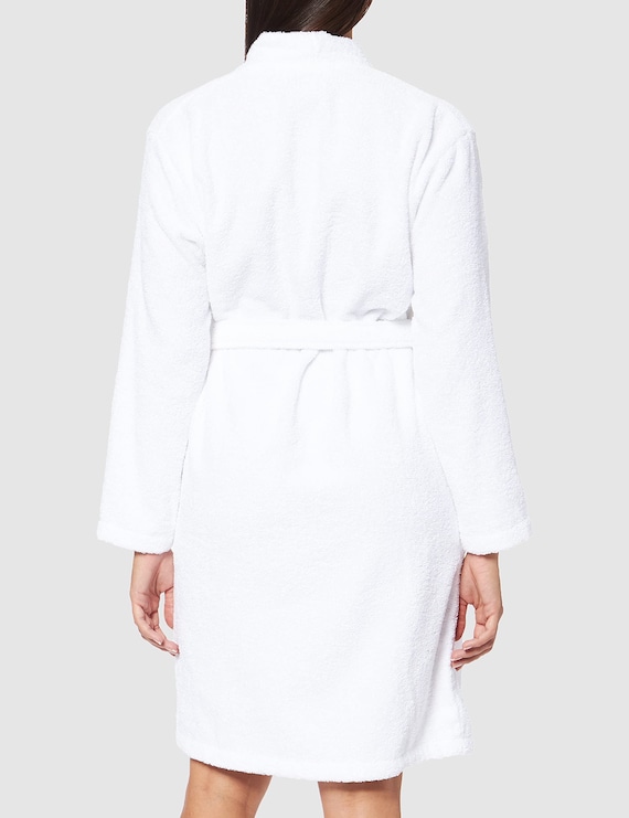 short towelling dressing gown Iris & Lilly Women's Short Terry Towelling Dressing Gown