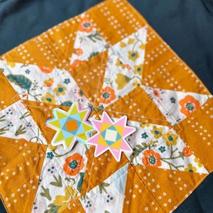 Quilt Star Sticker