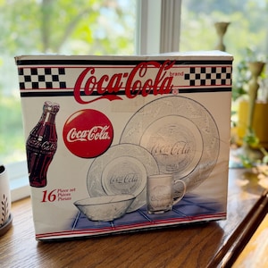 Vintage Coca Cola Glassware Set