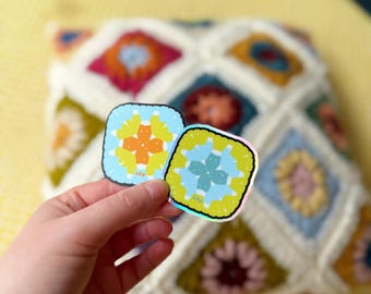 Granny Square Sticker