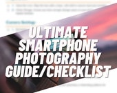 Smartphone Photography Guide Printable Checklist