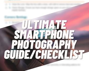 Smartphone Fotografie Anleitung Checkliste zum ausdrucken
