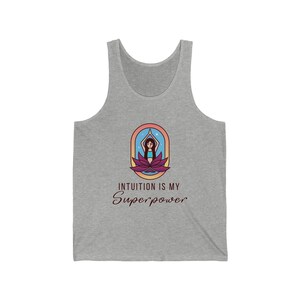 Intuition Is My Superpower - Unisex Jersey Tank