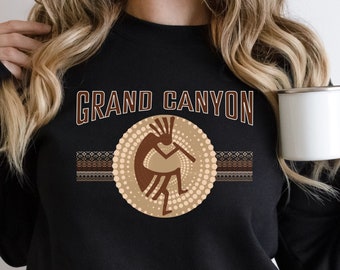 Grand Canyon Sweatshirt National Parks Arizona hiking shirt kokopelli shirt Grand Canyon camping sweatshirt Grand Canyon NP shirt