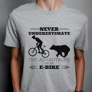 Funny E-Bike Gift for Him, Funny electric bike gift, ebike t-shirt, electric bike cycling gift e bike cycling gift shirt electric bike shirt