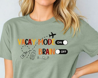 Traveler Shirt, Travel Gift, Vacation Shirt, Trip Shirt, Travel Lover tee, Airplane Mode Shirt, Adventure shirt, funny travel tee, vacaymode
