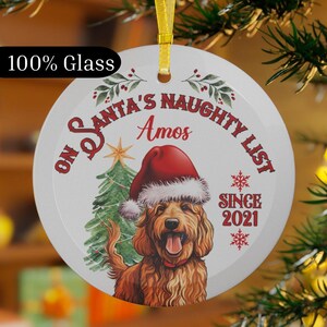 Custom personalized Goldendoodle ornament gift, custom Labradoodle ornament, doodle Christmas ornament, Goldendoodle gift, Labradoodle gift