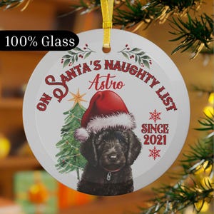 Custom personalized Labradoodle ornament gift, custom Goldendoodle ornament, doodle Christmas ornament, Goldendoodle gift, Labradoodle gift