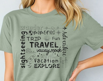 Traveler Shirt, Travel Gift, Vacation Shirt, Trip Shirt, Travel Lover tee, Airplane Mode Shirt, Adventure shirt, family trip tee, vacaymode