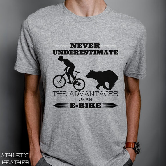 Funny E-Bike Gift for Him, Funny electric bike gift, ebike t-shirt, electric bike cycling gift e bike cycling gift shirt electric bike shirt