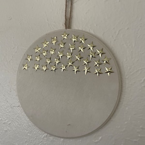 Gold star Decorated hanging Photo frame