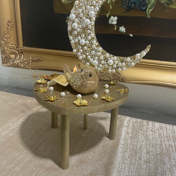 Crescent Moon Table Etsy