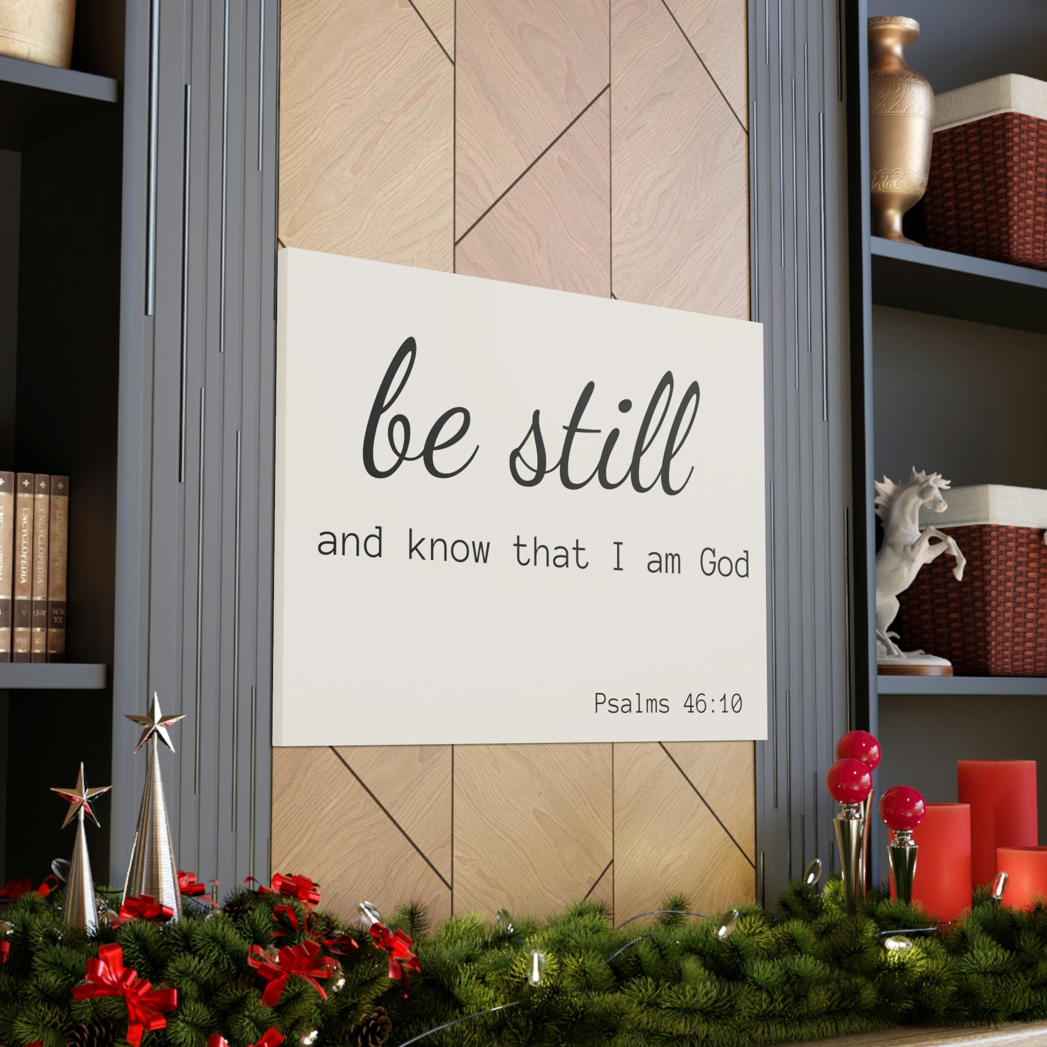 Be Still and Know I Am God Wall Art, Psalms 46:10, Christians Wall Art ...