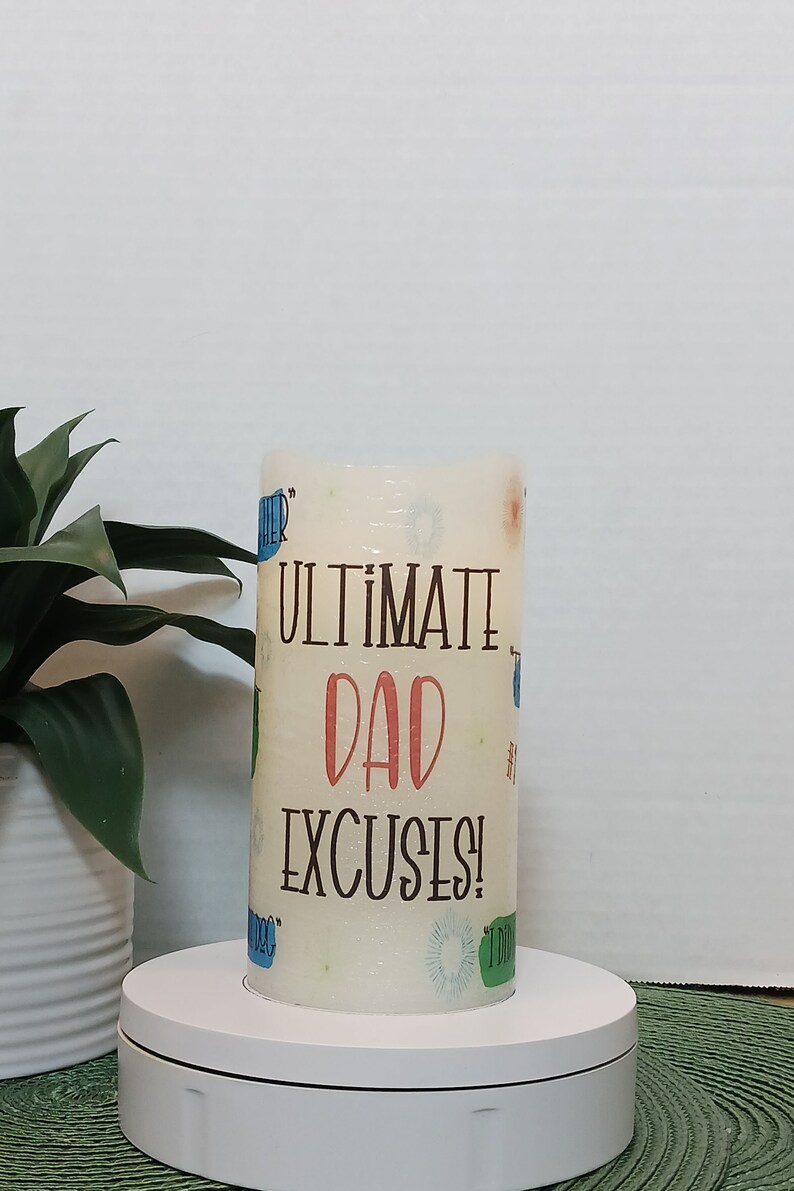 Ultimate Dad Excuses - Flameless Candles - Free Gift Box - Batteries ...