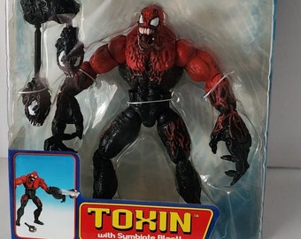Toy Biz the Amazing Spider-man Toxin Action Figure New Toy Biz the Amazing Spider-man Toxin Action Figure New