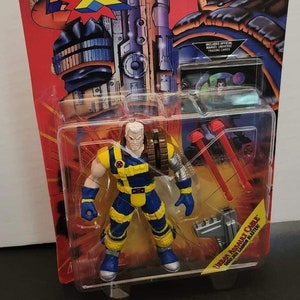1996 Toy Biz X-men Xforce Urban Assualt Cable Action Figure New Sealed Package