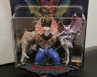 1996 Toy Biz Spider-Man Vampire Wars Morbius Unbound Action Figure New Sealed Package #2