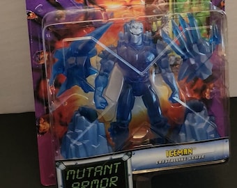 1996 Toy Biz X-Men Mutant Armor Iceman Action Figure New Sealed Package