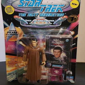 1994 Playmates Toys Star Trek The Next Generation Captain Picard As Romulan Action Figure New Sealed Package