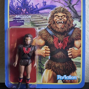 Super7 Masters of the Universe Grizzlor Dark Armor Reaction Figure New