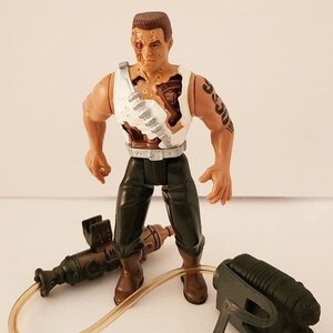 1992 Kenner Terminator 2 Future War Hot Blast Terminator-actiefiguur compleet, heel mooi