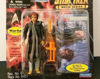 7pc Lot Vintage 1991 Tall Star Trek Action Figure Collection Set