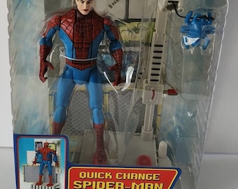 Toy Biz the Amazing Spider-man Quick Change Spider-man Action