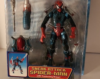 Toy Biz The Amazing Spider-Man Sneak Attack Spider-Man Action Figure New Sealed Package