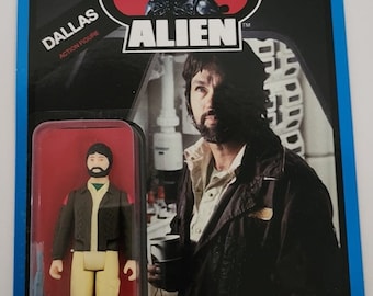 Figura de reacción de la película Alien Dallas, paquete nuevo sellado