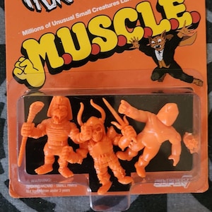 Super7 The Worst Orange MUSCLE 3 Pack New Sealed Snake Tut Black Falcon X-2 The Unknown