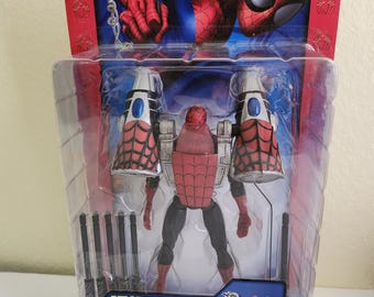 2005 Toy Biz Spider-Man Web Cannon Spider-Man Action Figure New Sealed Package Rare
